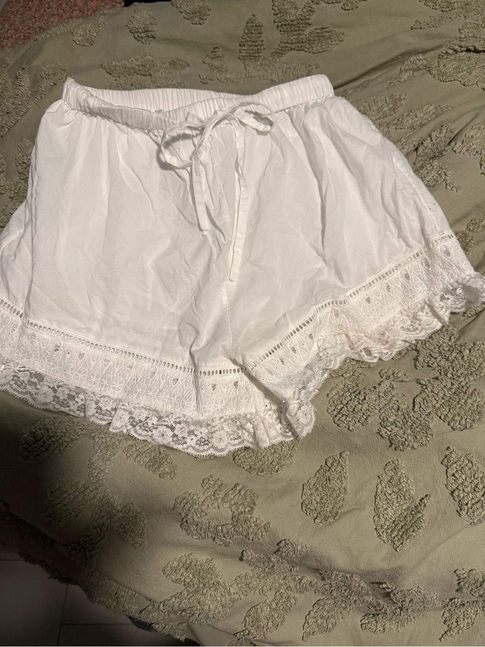 Christy Dawn Cassia Shorts in Alabaster - Picture 3 of 5